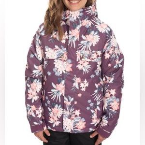 NWT 686 DREAM INSULATED BLACKBERRY FLOWER GIRL SKI SNOWBOARD WINTER JACKET L 12
